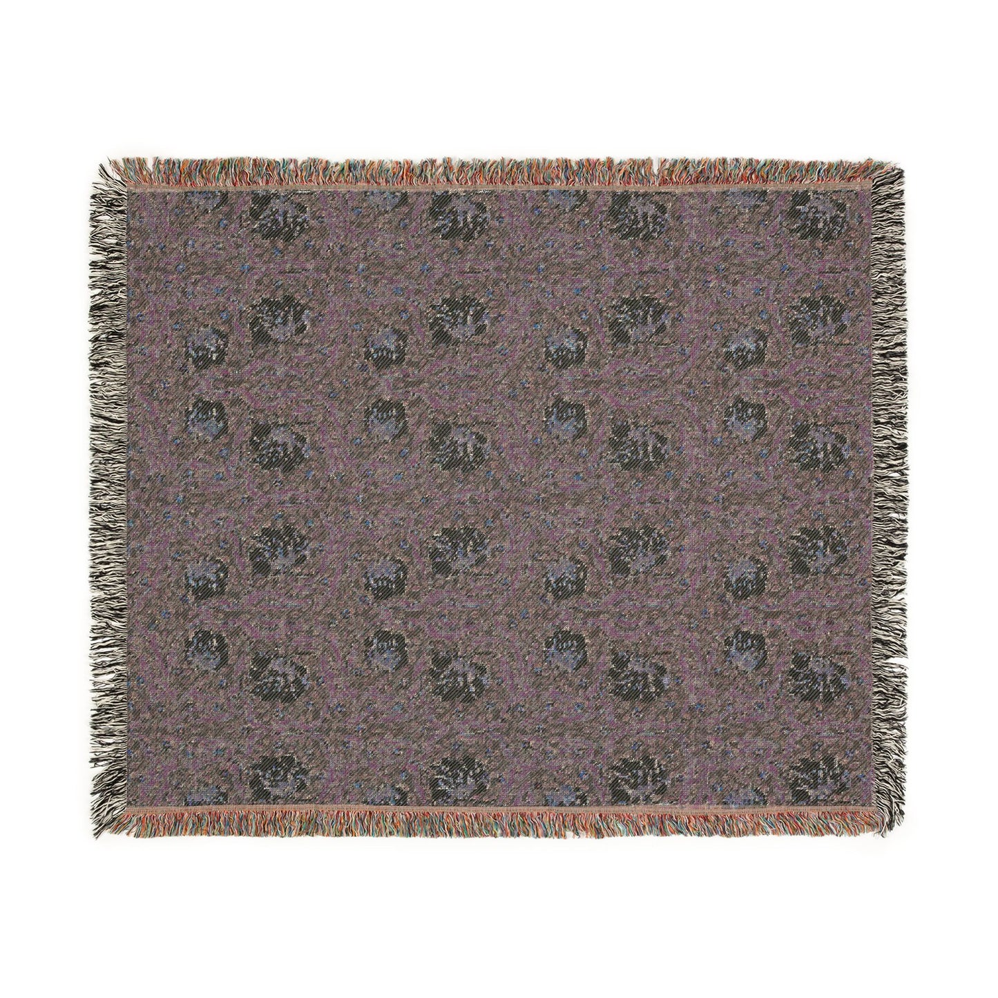 Textile with a pattern on a white background