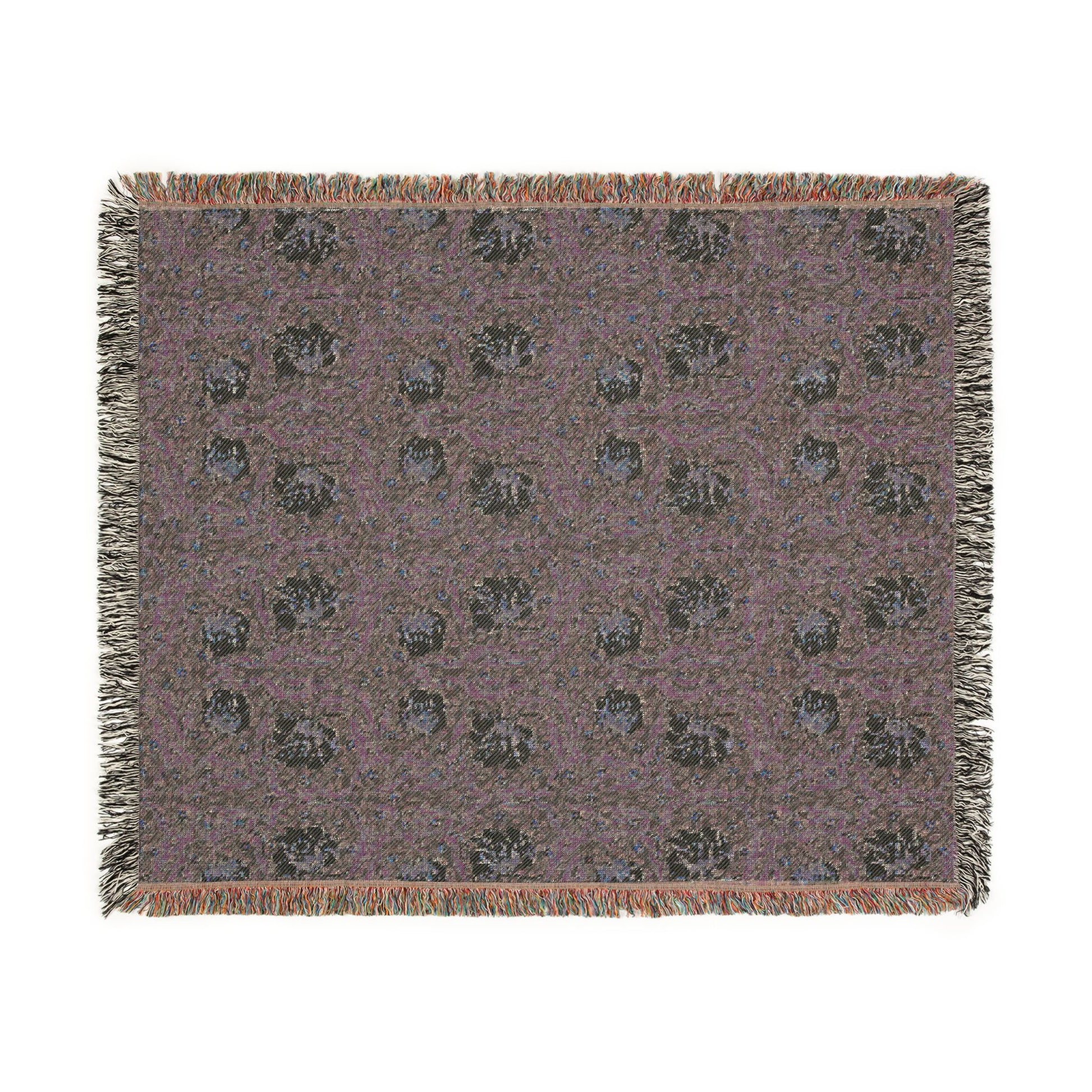 Textile with a pattern on a white background