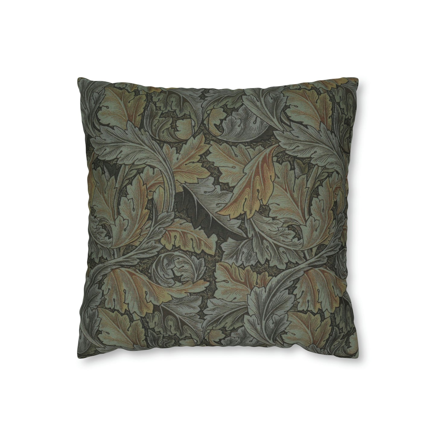 william-morris-co-spun-poly-cushion-cover-acanthus-collection-grey-8