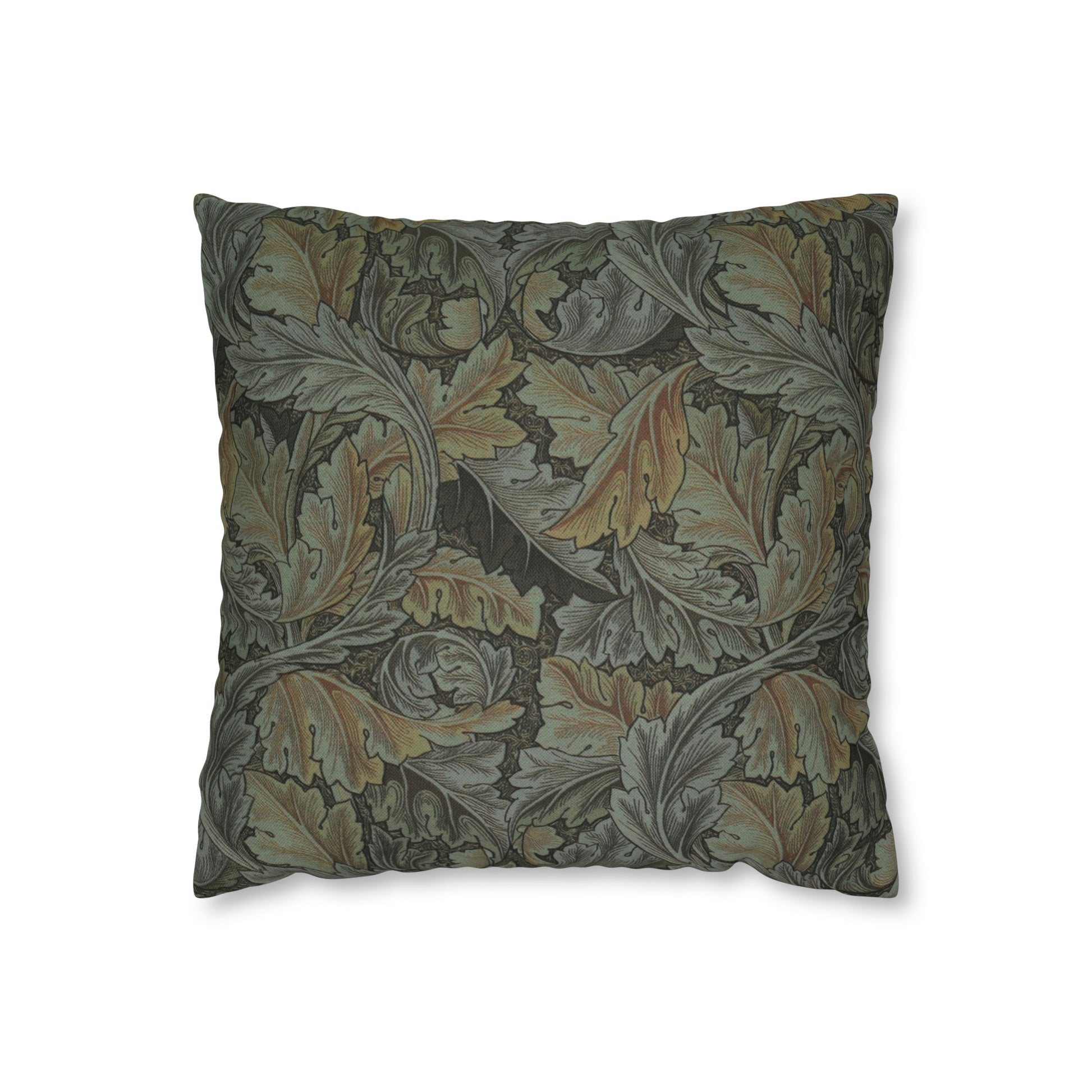 william-morris-co-spun-poly-cushion-cover-acanthus-collection-grey-8