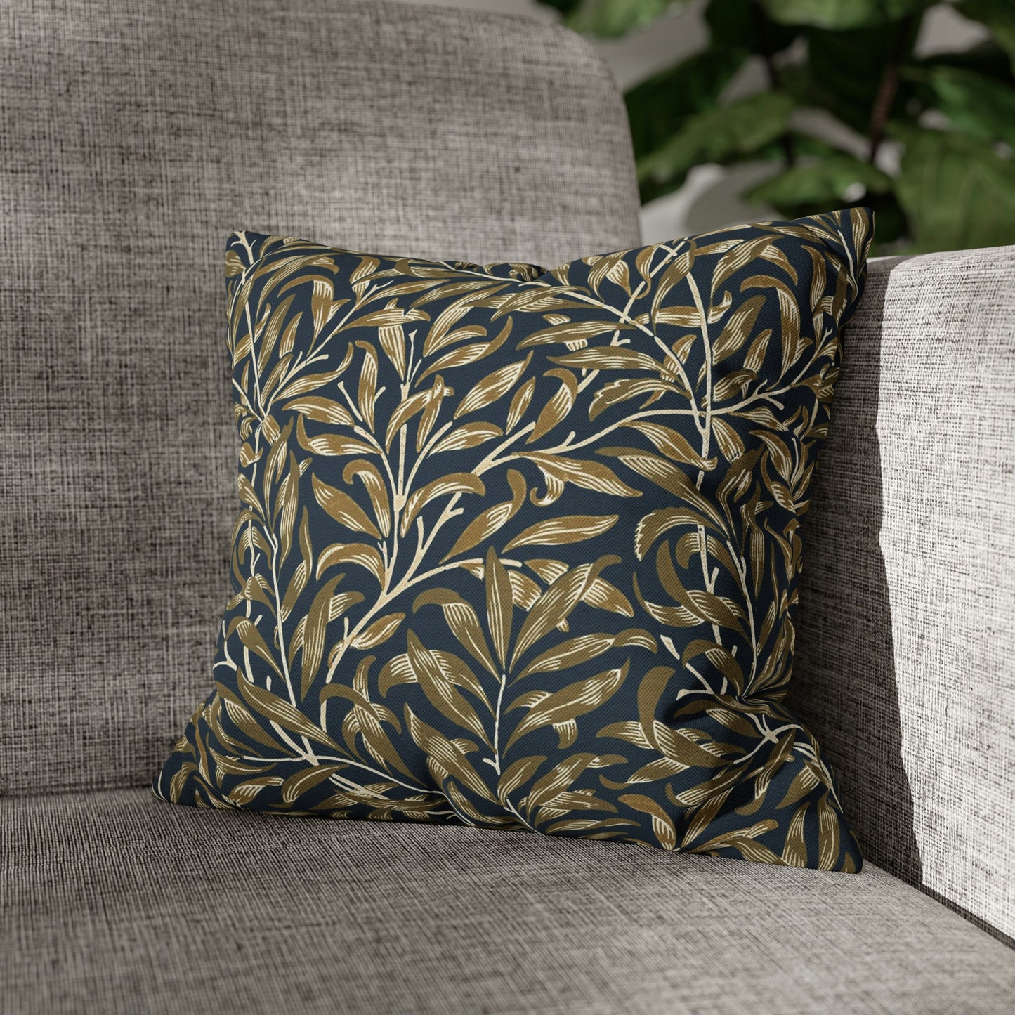 william-morris-co-spun-poly-cushion-cover-willow-bough-collection-black-13