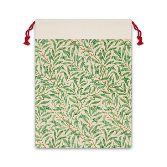 William-Morris-&-Co-Christmas-Linen-Drawstring-Bag-Willow-Collection-2