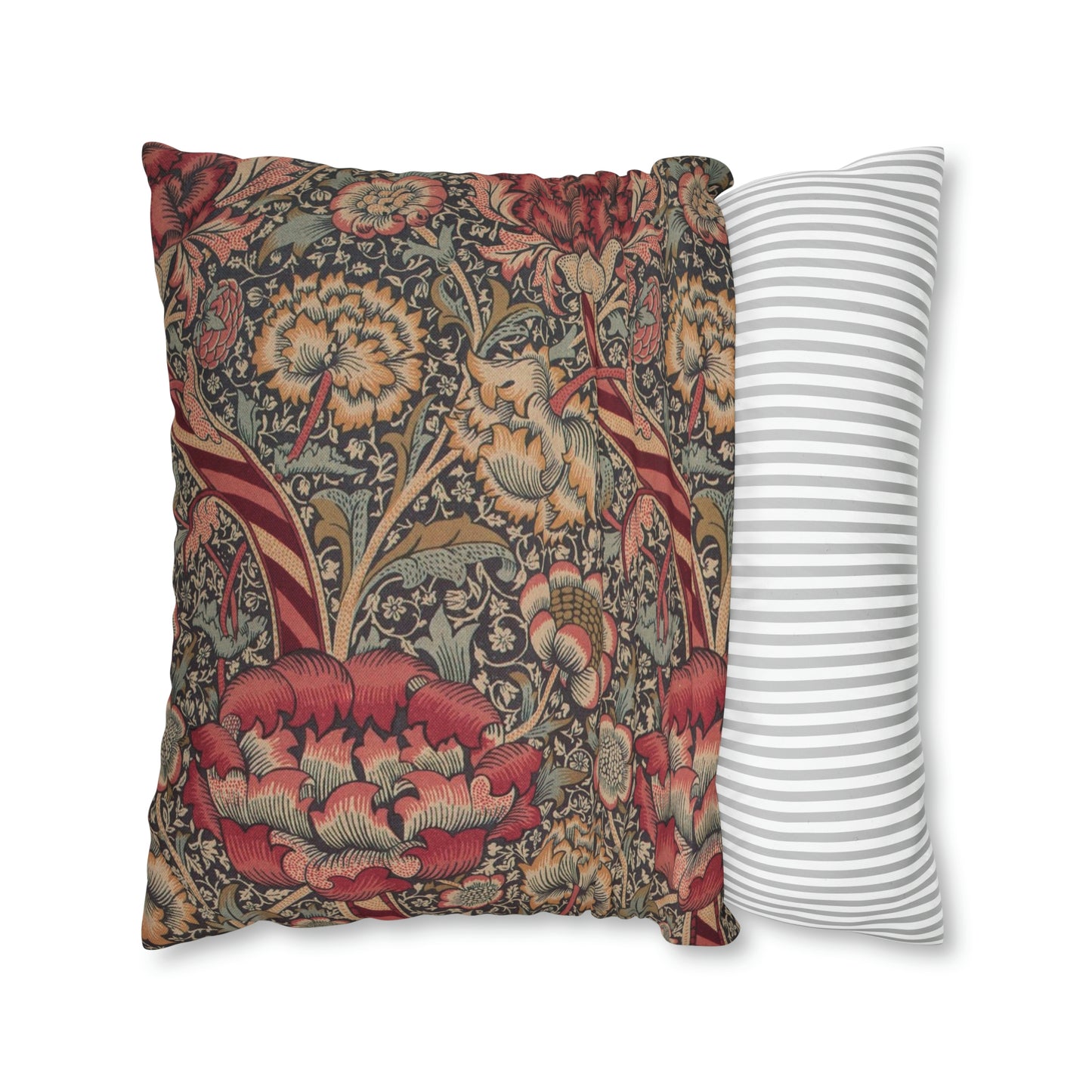 Spun Poly Cushion Cover inspired by William Morris - Wandle Collection