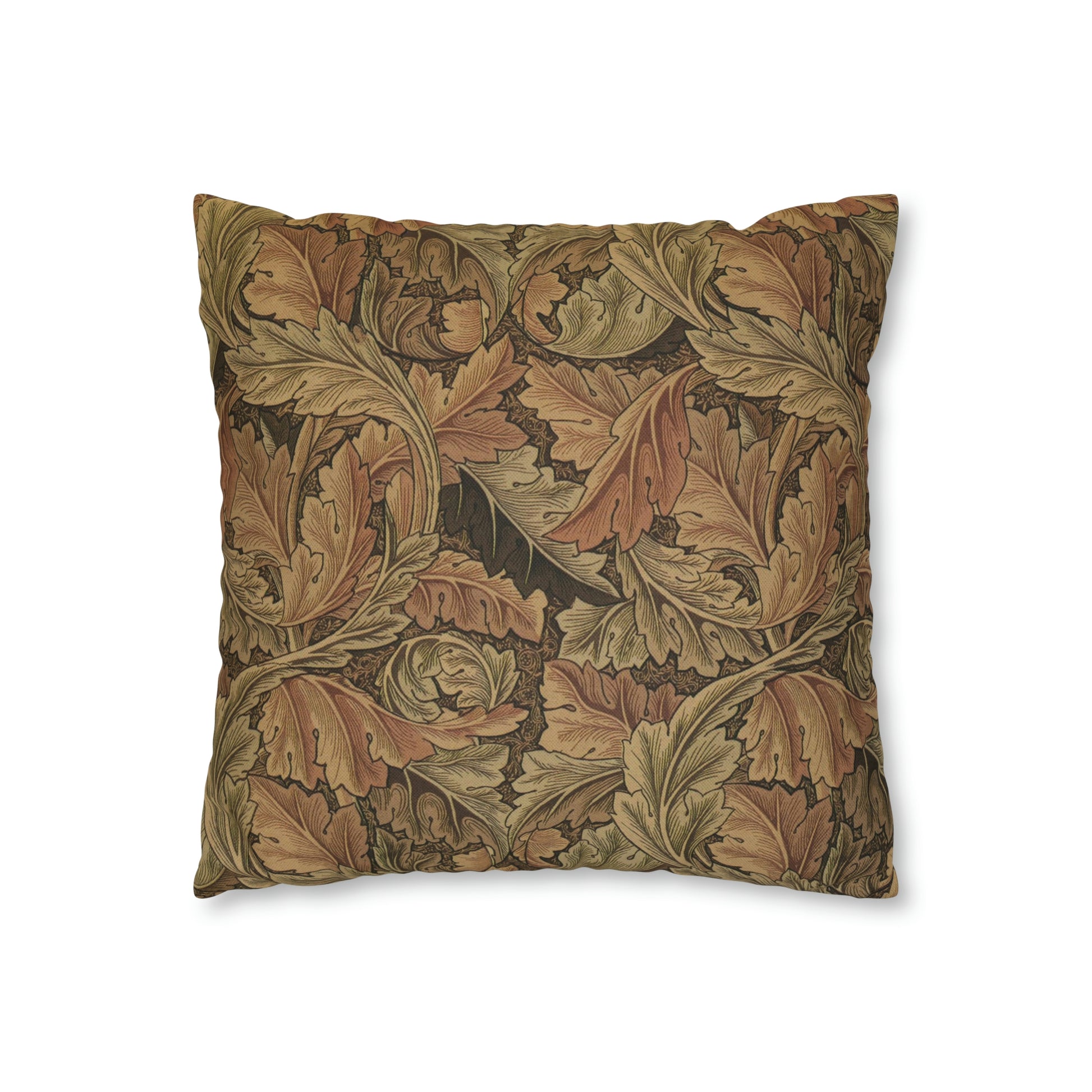 william-morris-co-spun-poly-cushion-cover-acanthus-collection-brown-10