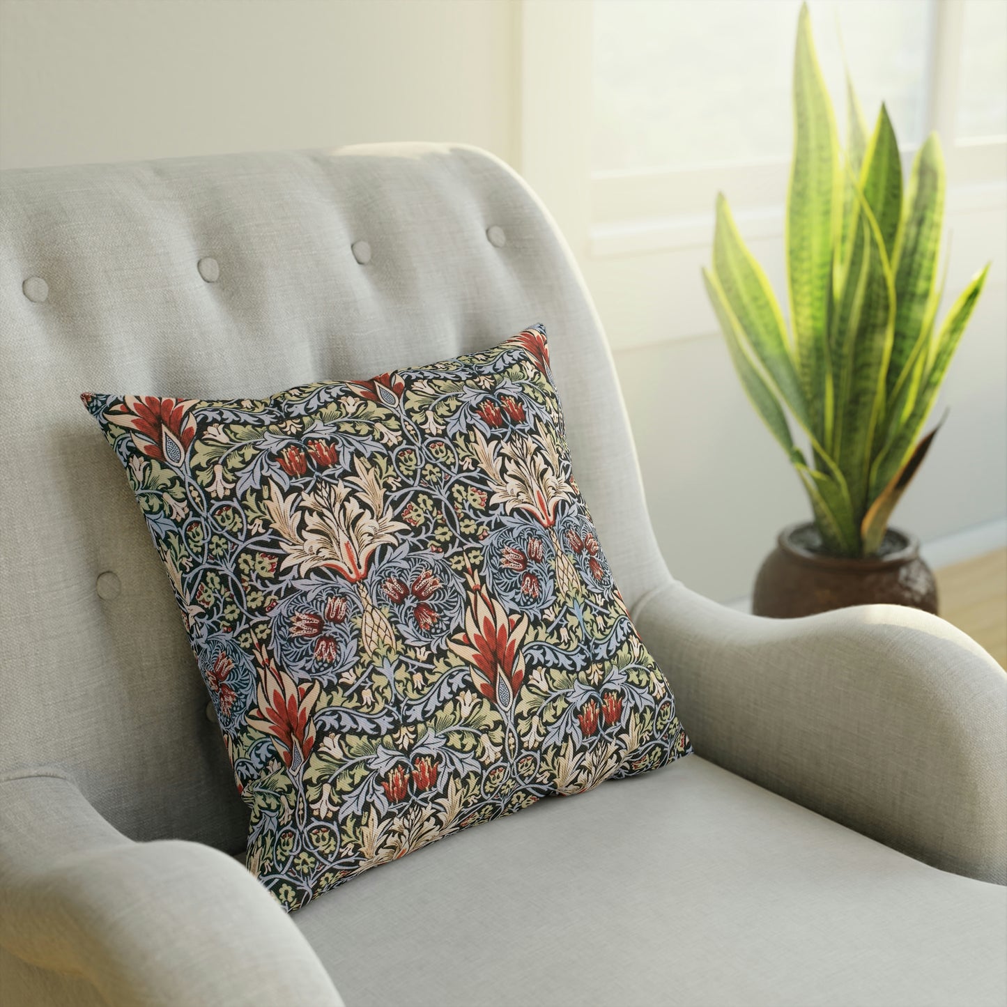 William-Morris-and-Co-Cushion-and-Cushion-Cover-Snakeshead-Collection-4