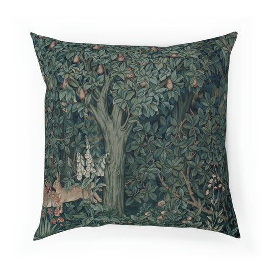 Rabbit-Cushion-and-Cushion-Cover-by-John-Henry-Dearle-Green-Forest-Collection-1