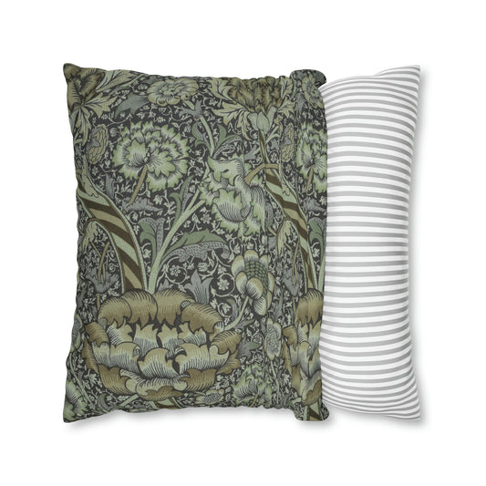 william-morris-co-spun-poly-cushion-cover-wandle-collection-grey-1