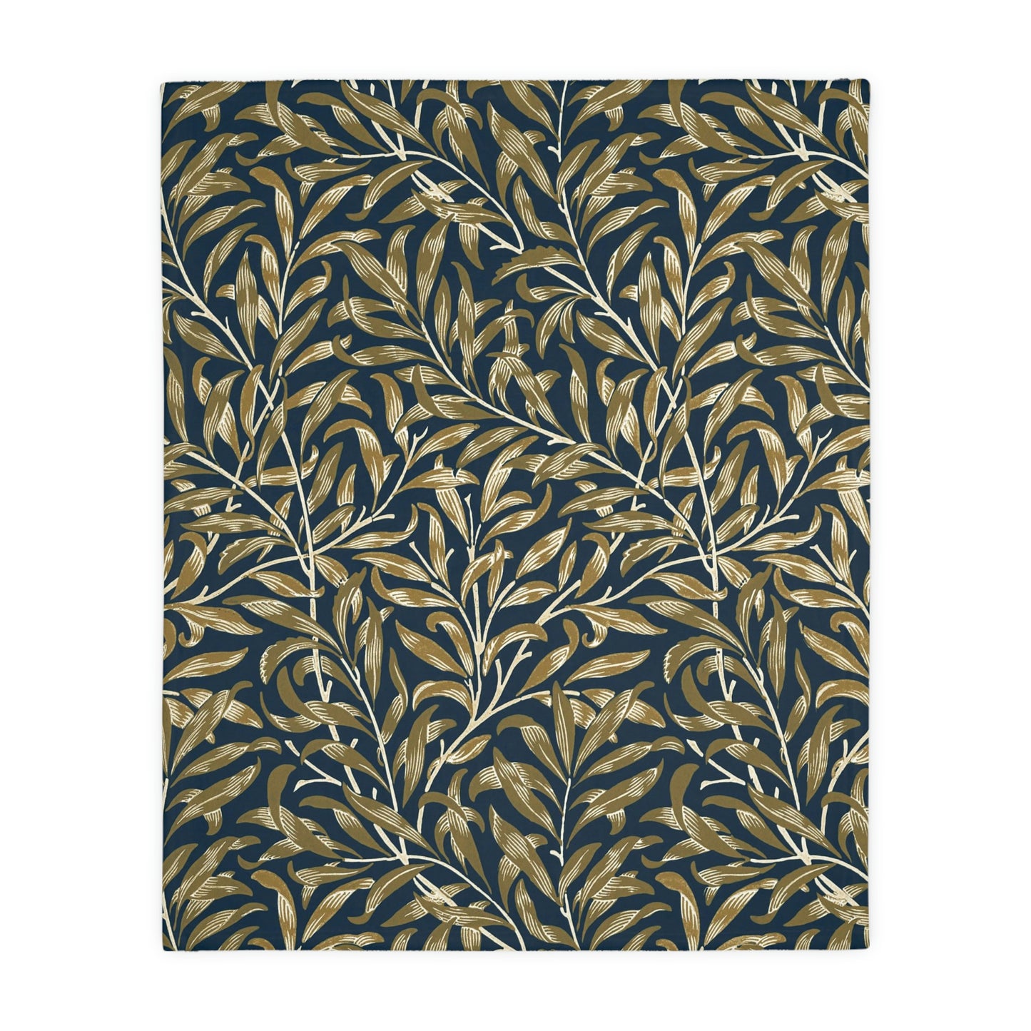 William Morris & Co Luxury Velveteen Minky Blanket (Two-sided print) - Willow Collection