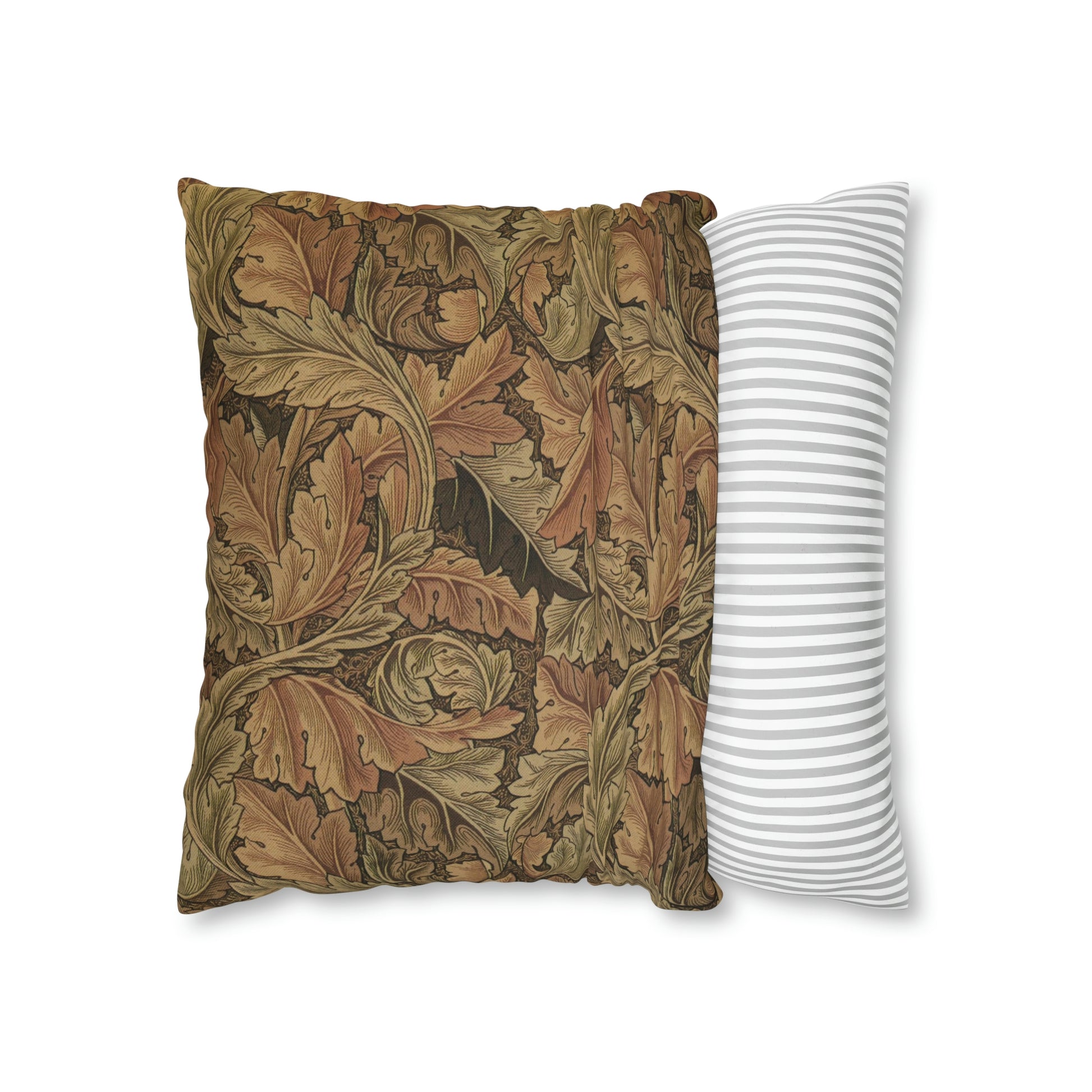 william-morris-co-spun-poly-cushion-cover-acanthus-collection-brown-16