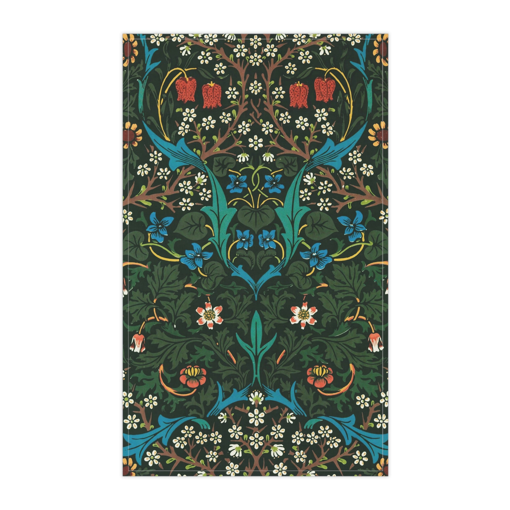 kitchen-tea-towel-inspired-by-william-morris-tulip-collection-red-1