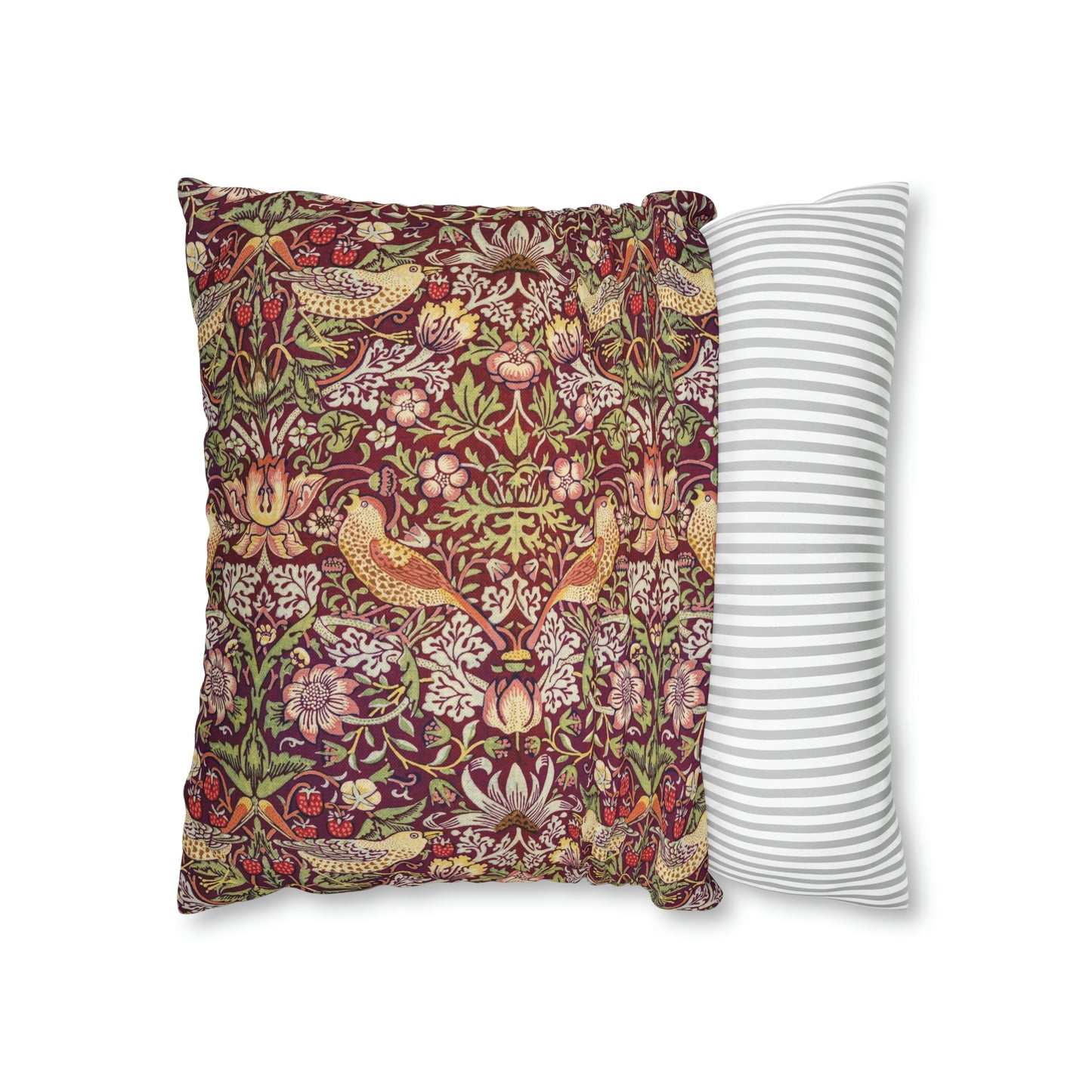 william-morris-co-spun-poly-cushion-cover-strawberry-thief-collection-crimson-16