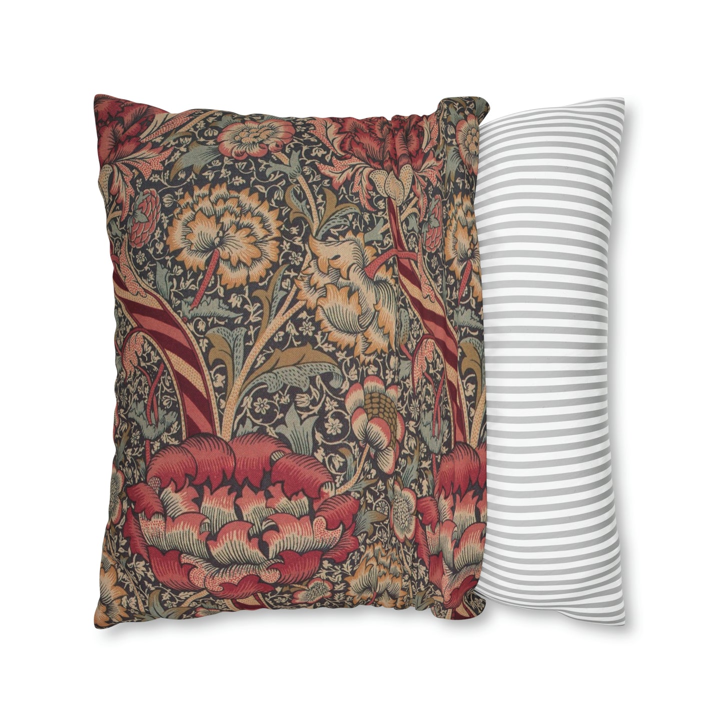 Spun Poly Cushion Cover inspired by William Morris - Wandle Collection