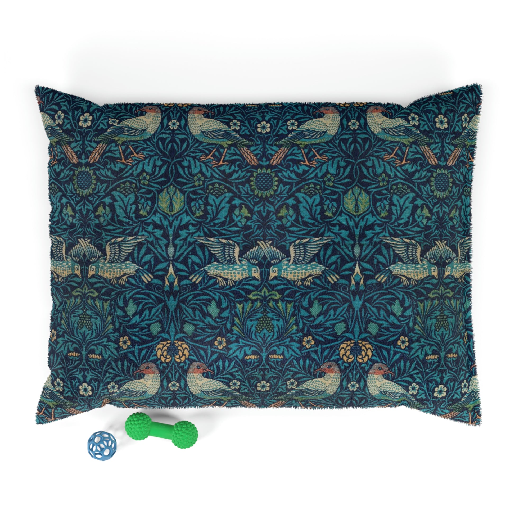 William-Morris-&-Co-Pet-Bed-Blue-Bird-Collection-5