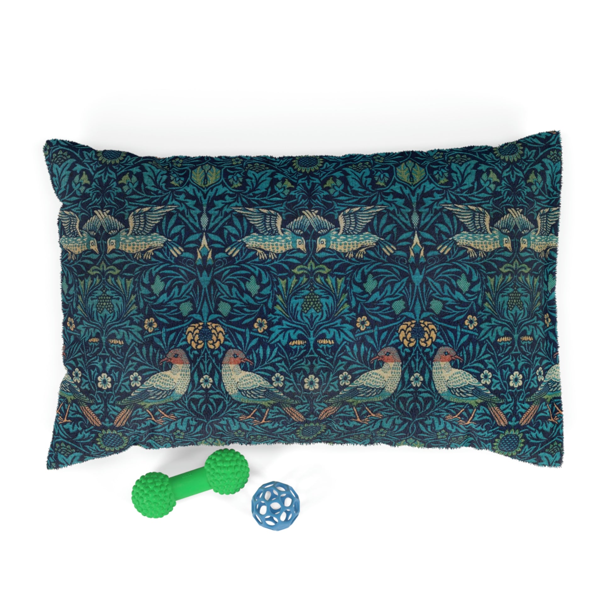 William-Morris-&-Co-Pet-Bed-Blue-Bird-Collection-3