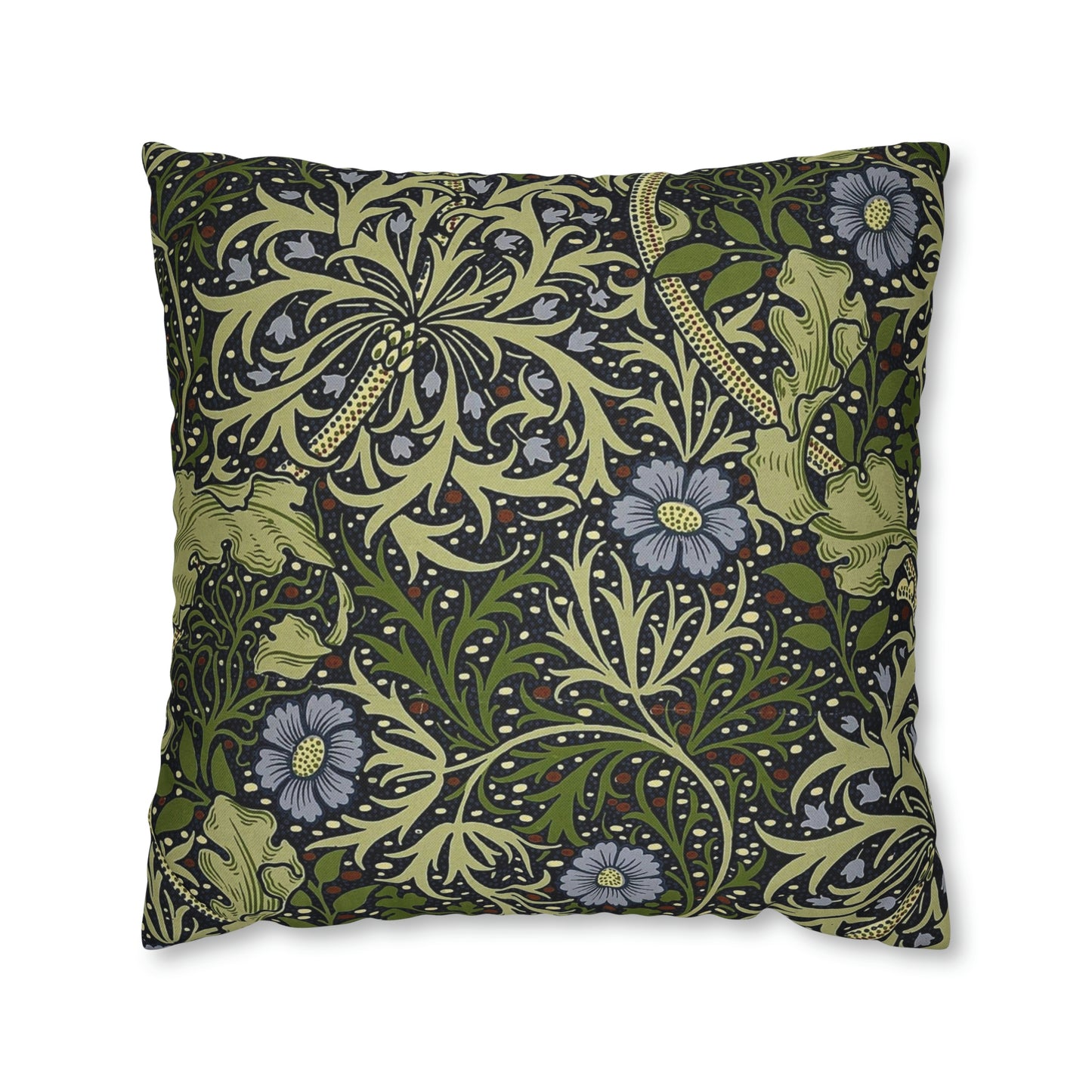 william-morris-co-spun-poly-cushion-cover-seaweed-collection-green-2