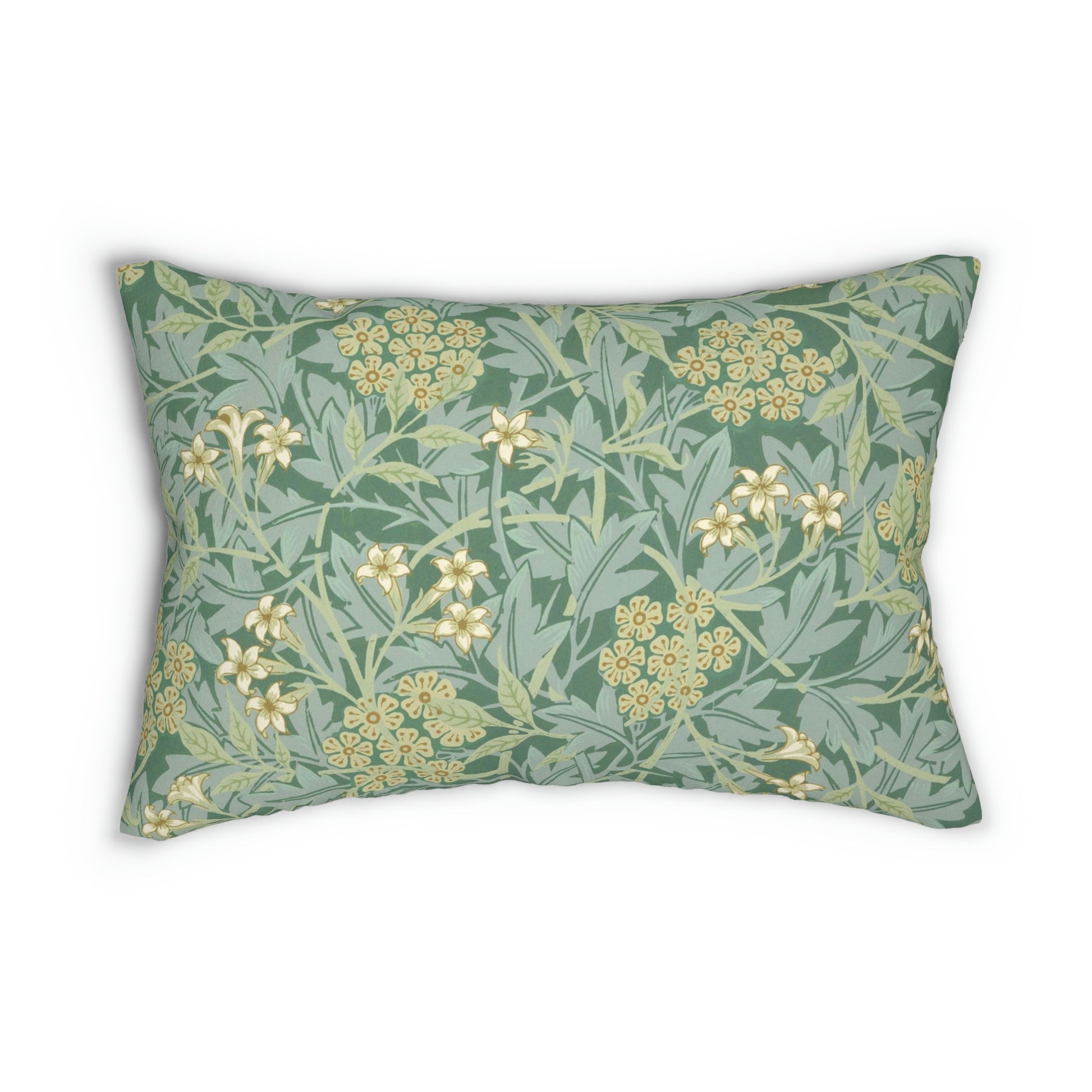 William-Morris-&-Co-Spun-Poly-Lumbar-Cushion-and-Cushion-Cover-Jasmine-Collection-1