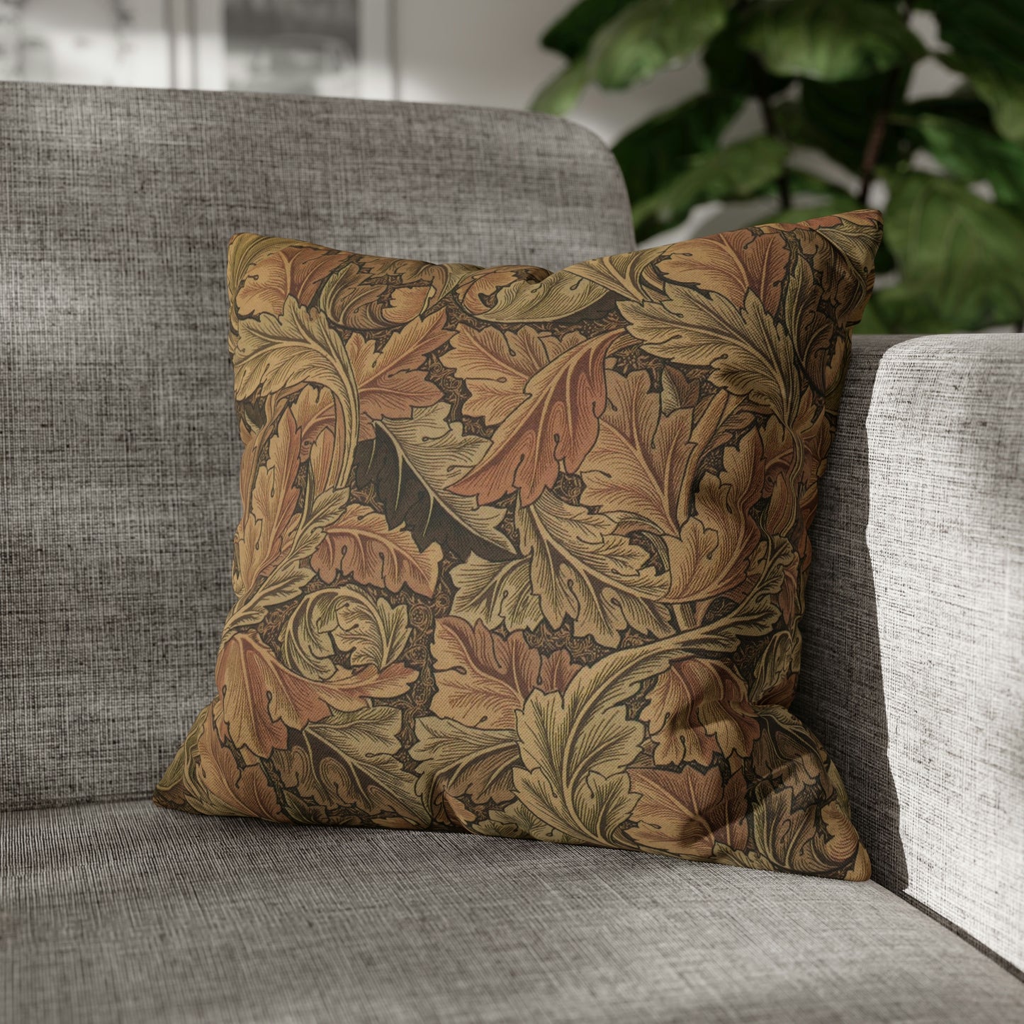 william-morris-co-spun-poly-cushion-cover-acanthus-collection-brown-20