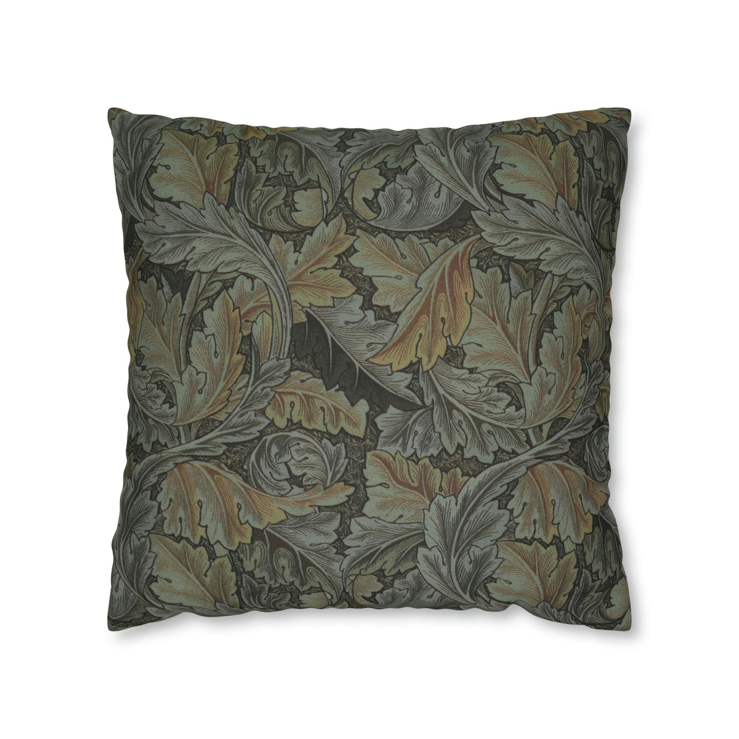 william-morris-co-spun-poly-cushion-cover-acanthus-collection-grey-22