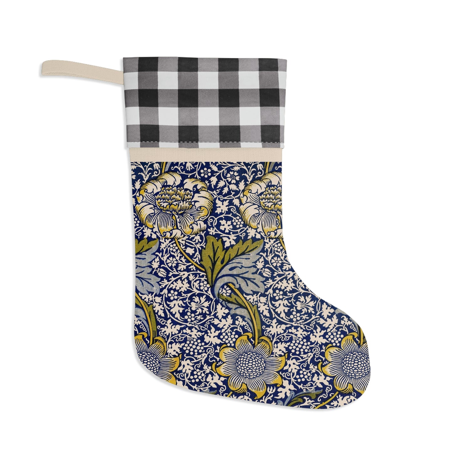 Christmas Stocking inspired by William Morris - Kennet Collection