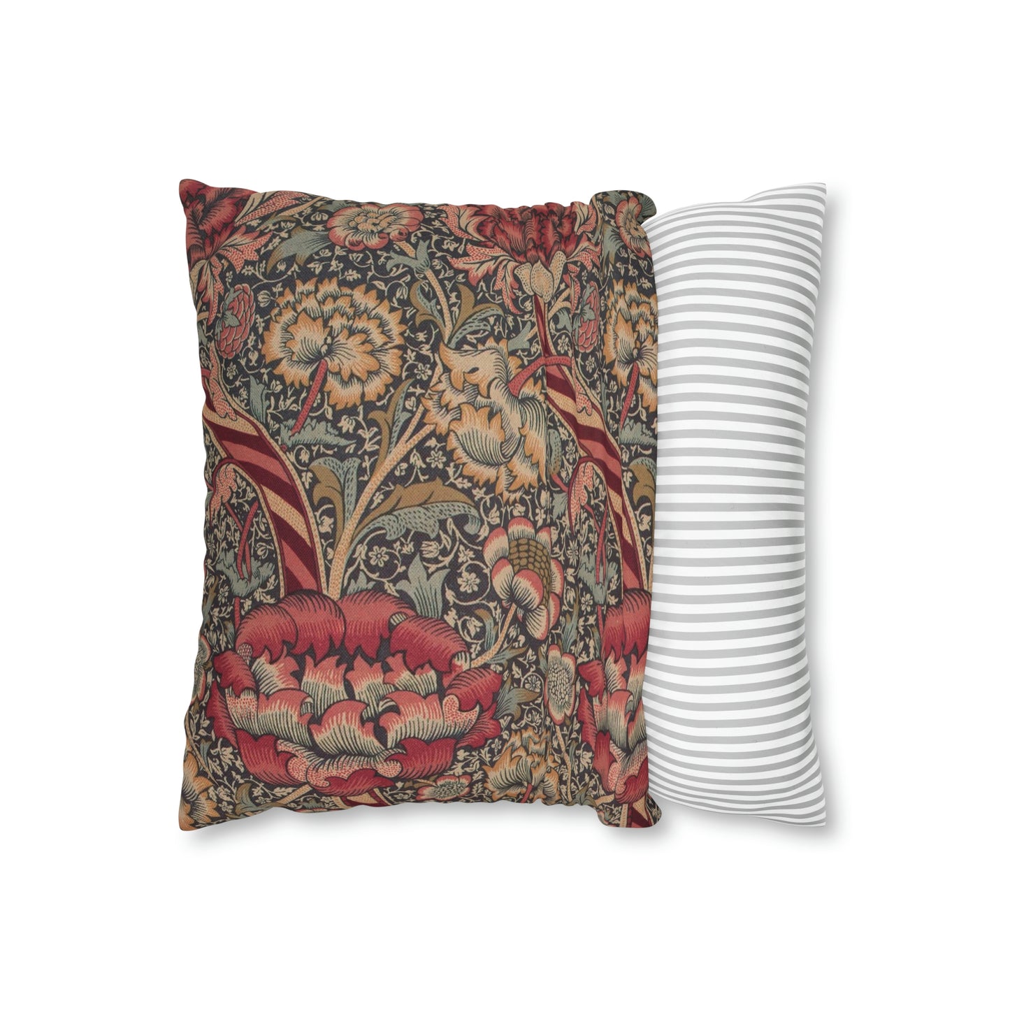 Spun Poly Cushion Cover inspired by William Morris - Wandle Collection