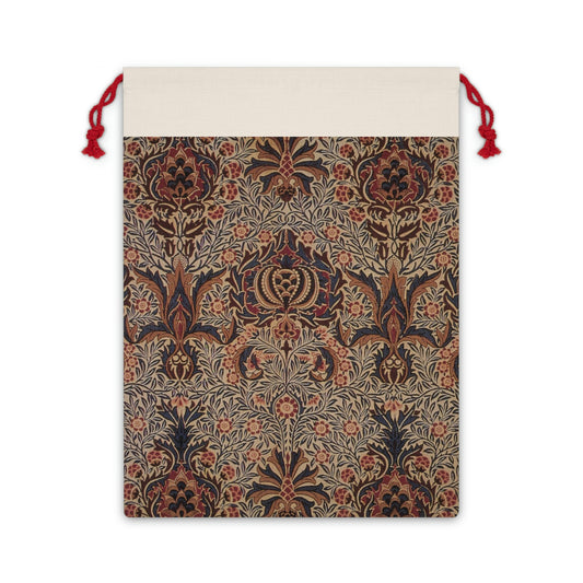 william-morris-co-christmas-linen-drawstring-bag-pomegranate-collection-2