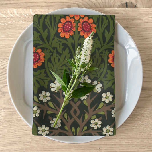 William-Morris-&-Co-Table-Napkins-Blackthorn-Collection-1