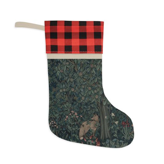 william-morris-co-christmas-stocking-green-forest-collection-fox-5