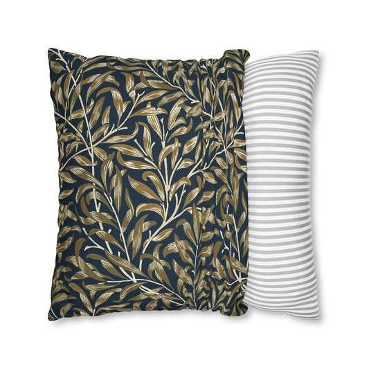 william-morris-co-spun-poly-cushion-cover-willow-bough-collection-black-1