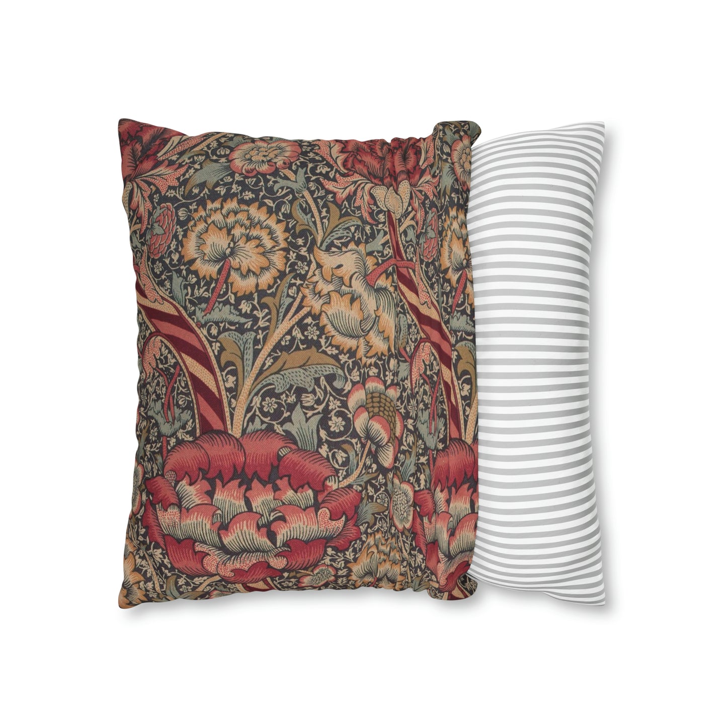 Spun Poly Cushion Cover inspired by William Morris - Wandle Collection