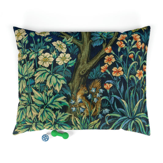 william-morris-co-pet-bed-pheasant-and-squirrel-collection-blue-1