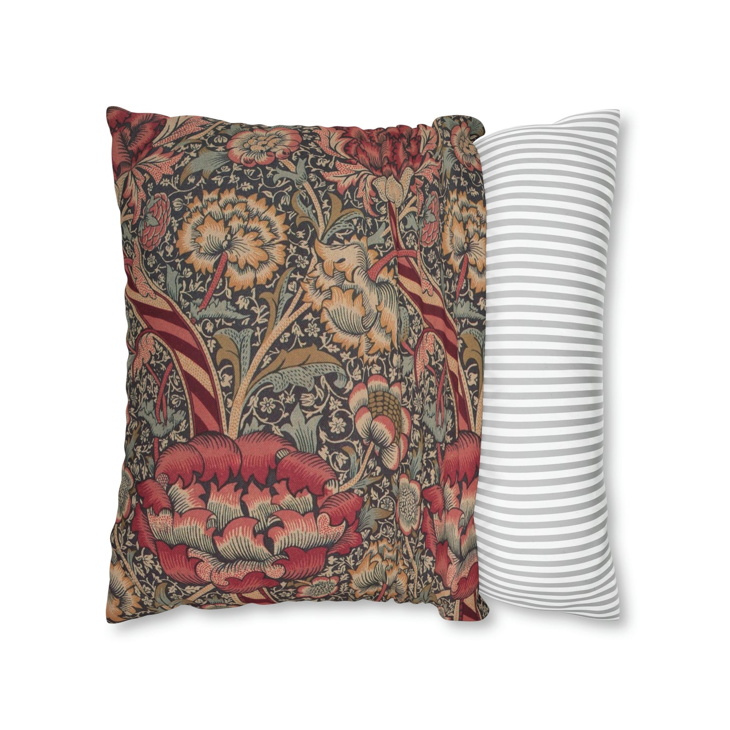 Spun Poly Cushion Cover inspired by William Morris - Wandle Collection