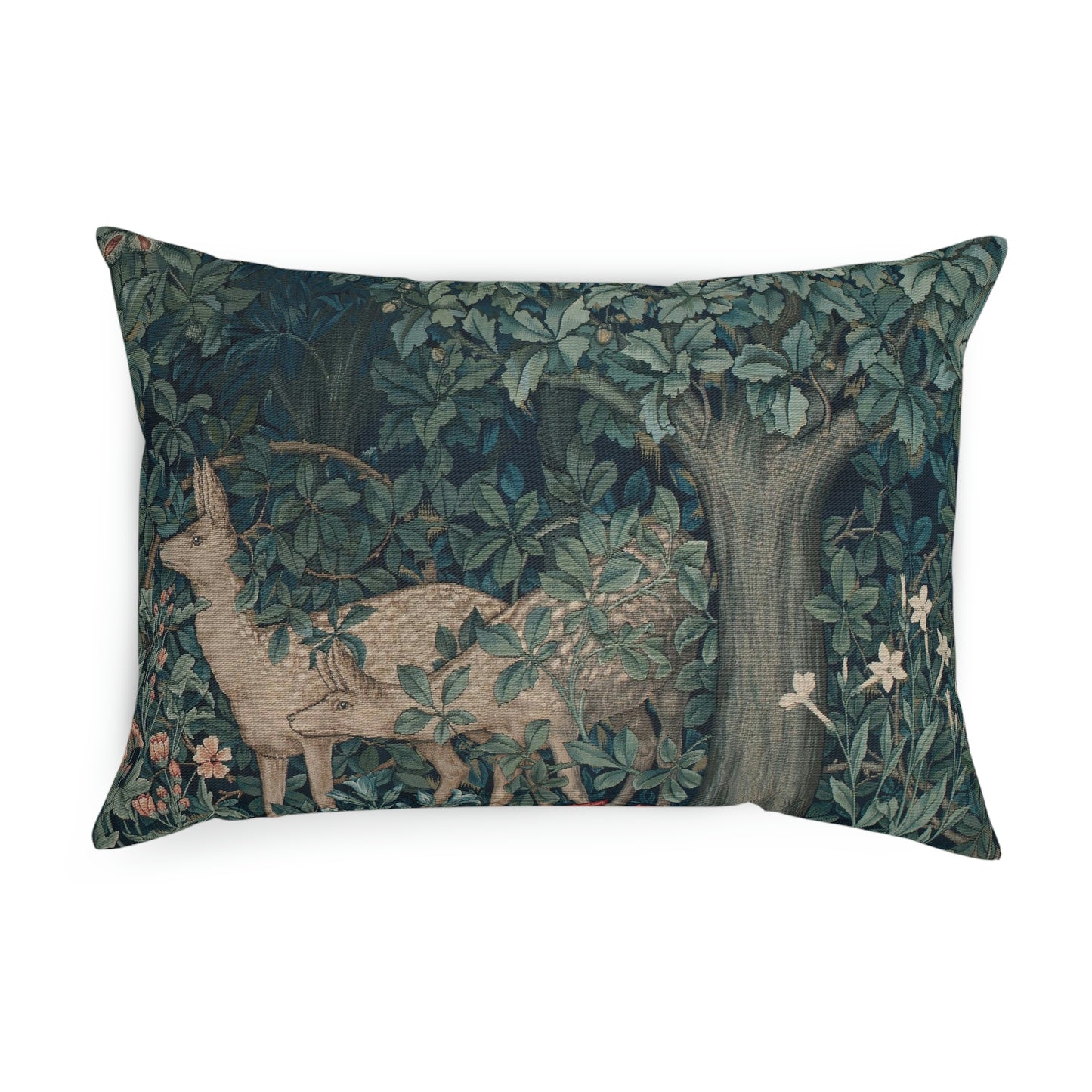 William-Morris-and-Co-Cushion-and-Cushion-Cover-Dear-by-John-Henry-Dearle-Green-Forest-Collection-12