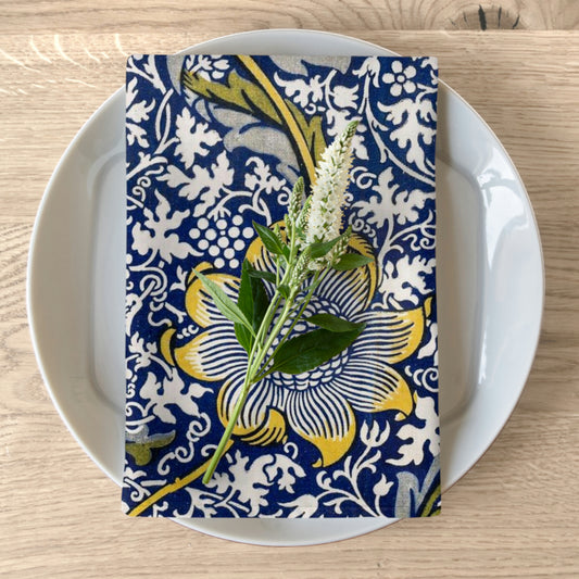 William-Morris-&-Co-Table-Napkins-Kennet-Collection-1