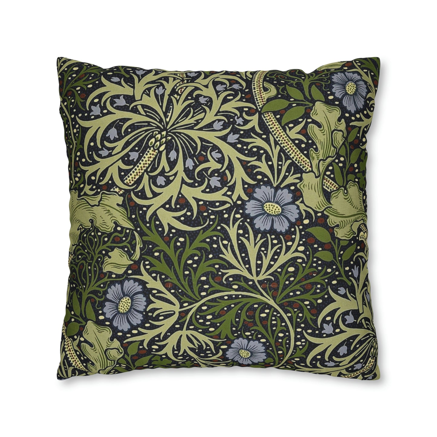 william-morris-co-spun-poly-cushion-cover-seaweed-collection-green-3