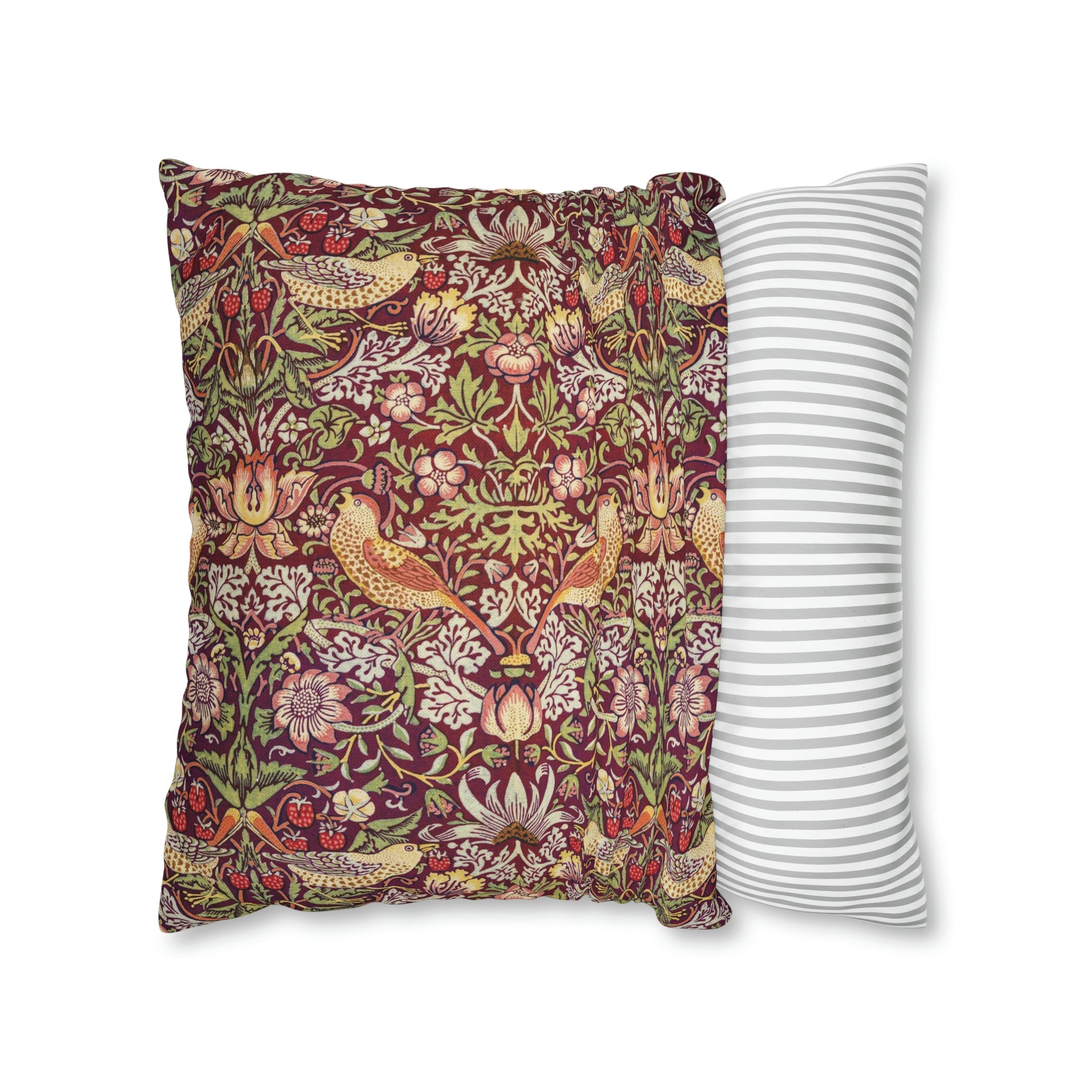 william-morris-co-spun-poly-cushion-cover-strawberry-thief-collection-crimson-23