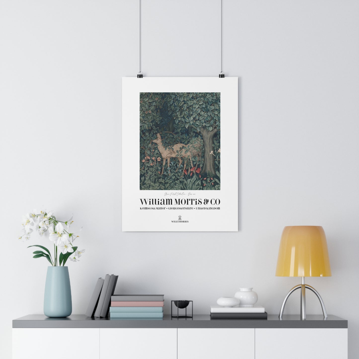 Giclée Art Print inspired by William Morris - Greenery Collection (Dear)