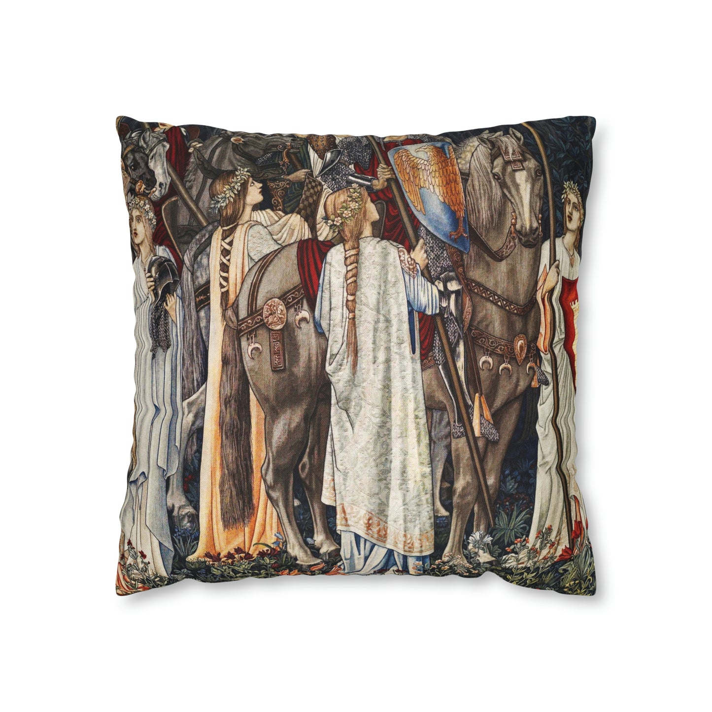 william-morris-co-spun-poly-cushion-cover-holy-grail-collection-horses-15