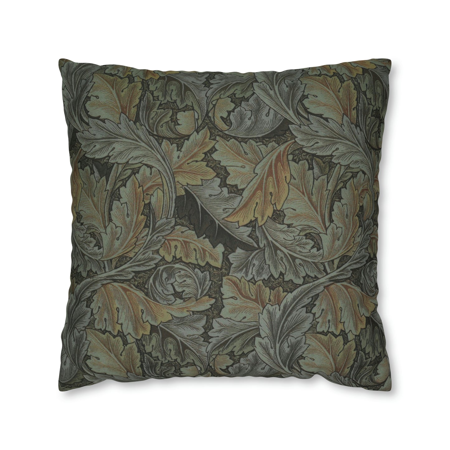 william-morris-co-spun-poly-cushion-cover-acanthus-collection-grey-2