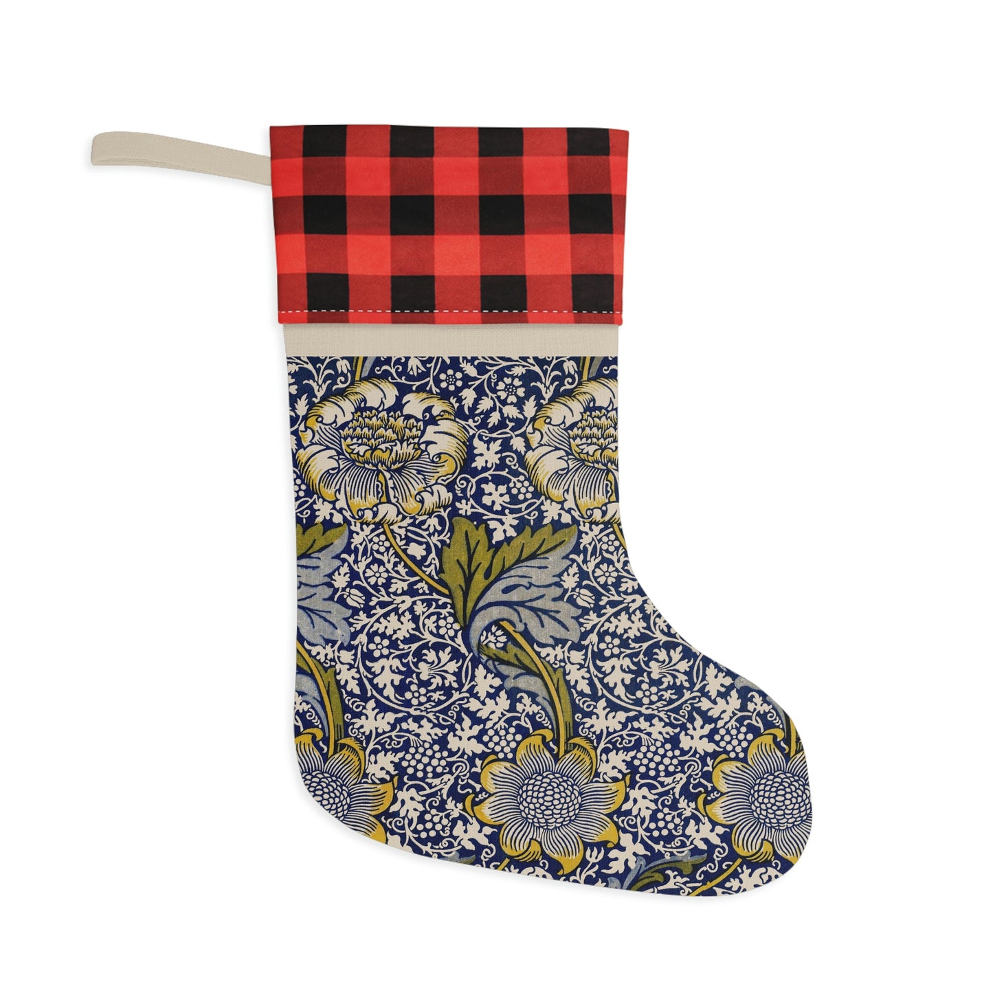 Christmas Stocking inspired by William Morris - Kennet Collection