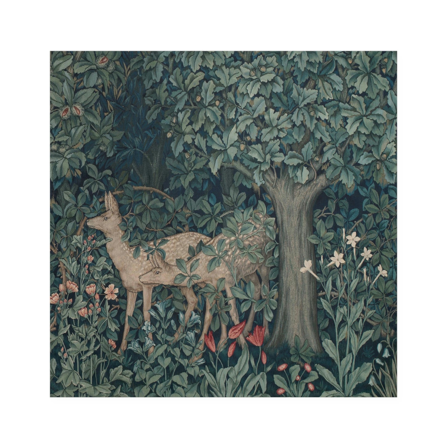 William-Morris-&-Co-Table-Napkins-Dear-by-John-Henry-Dearle-Green-Forest-Collection-2william-morris-co-table-napkins-greenery-collection-dear-2
