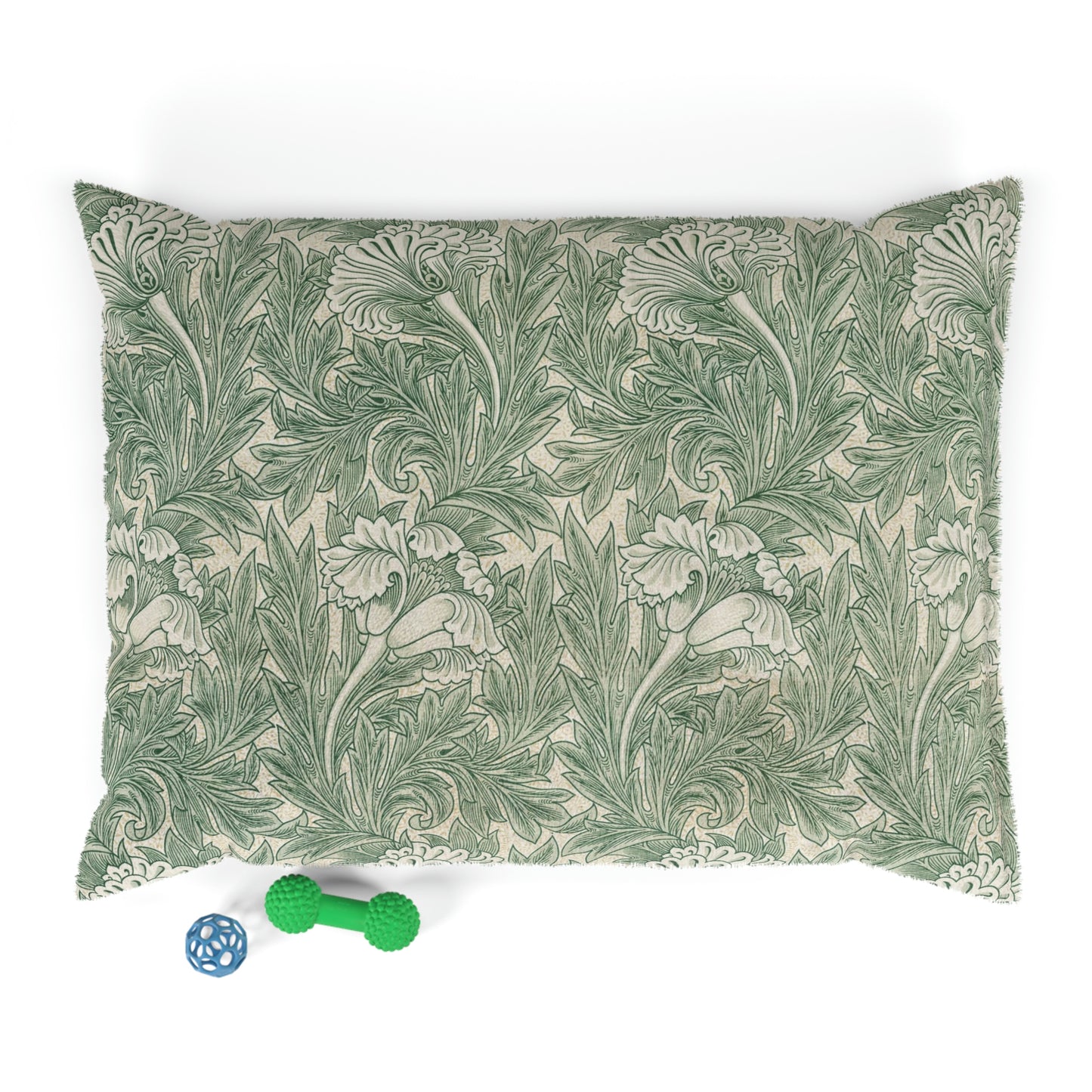 William-Morris-&-Co-Pet-Bed-Green-Tulip-Collection-5