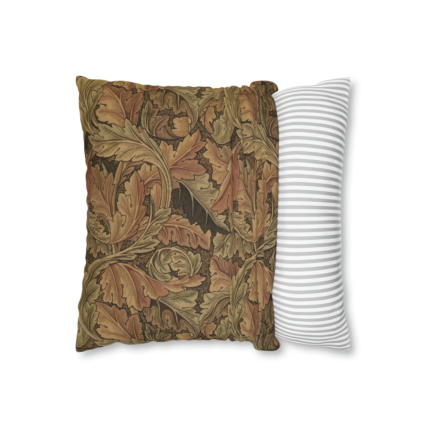 william-morris-co-spun-poly-cushion-cover-acanthus-collection-brown-9