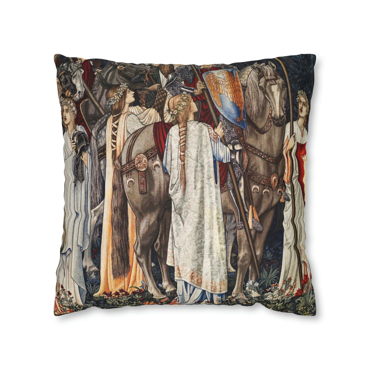 william-morris-co-spun-poly-cushion-cover-holy-grail-collection-horses-22