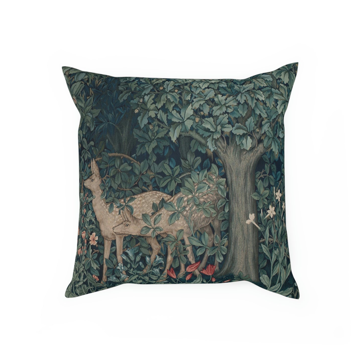 William-Morris-and-Co-Cushion-and-Cushion-Cover-Dear-by-John-Henry-Dearle-Green-Forest-Collection-6