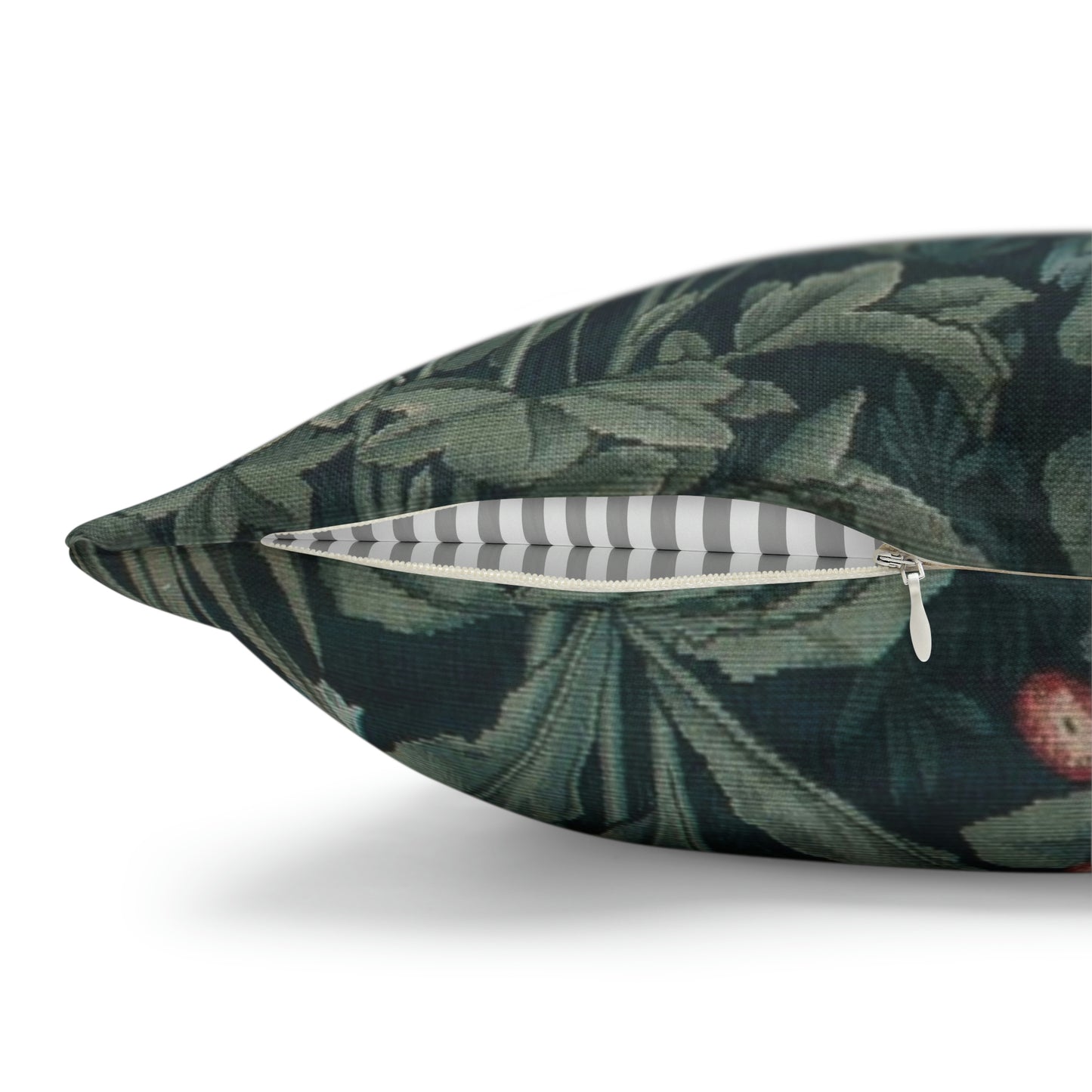 William Morris & Co Spun Poly Cushion Cover - Green Forest Collection (Dear)