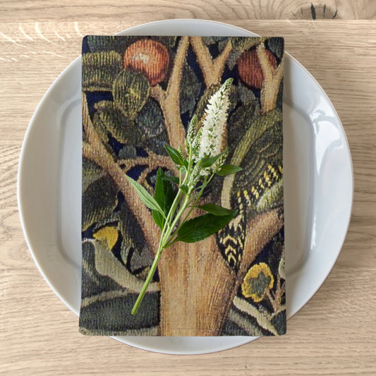 William-Morris-&-Co-Table-Napkins-Woodpecker-Collection-1