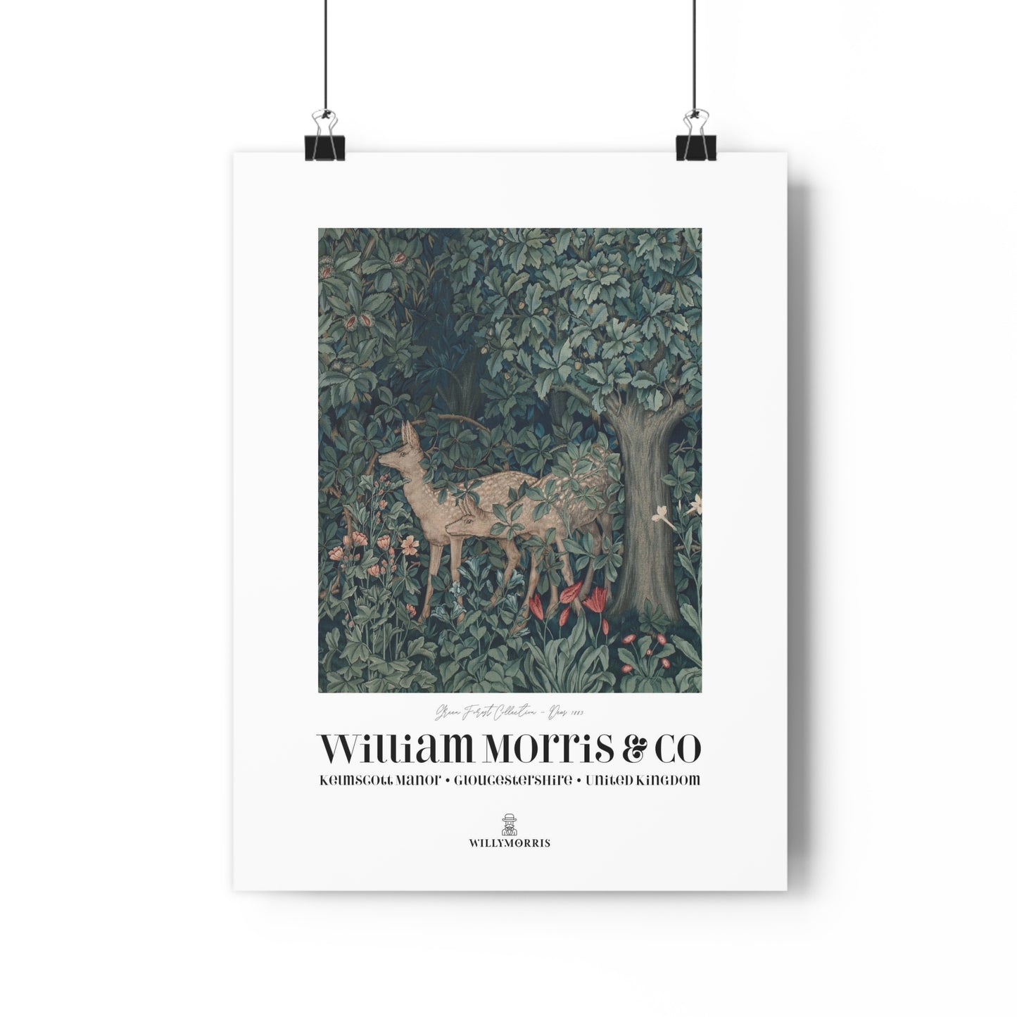 William Morris & Co Giclée Art Print - Green Forest Collection (Dear)