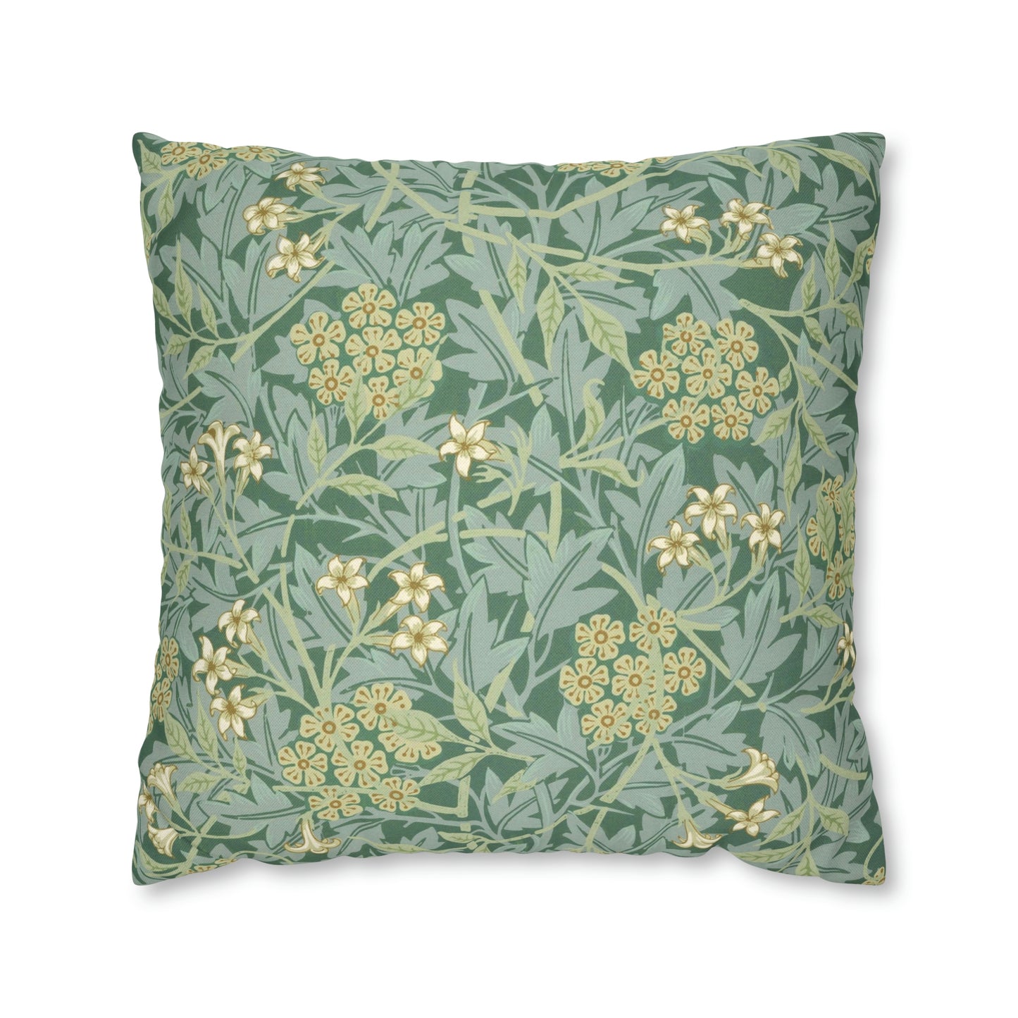 william-morris-co-spun-poly-cushion-cover-jasmine-collection-green-3