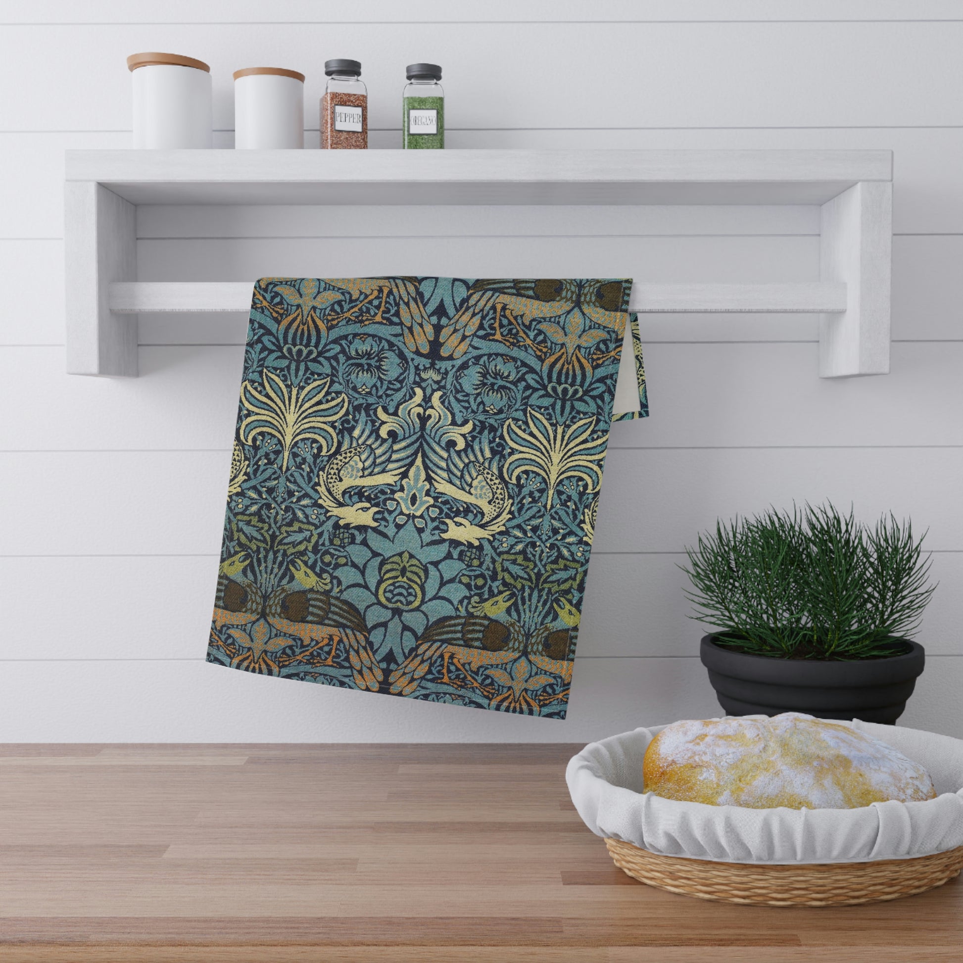 william-morris-co-kitchen-tea-towel-peacock-and-dragon-collection-5