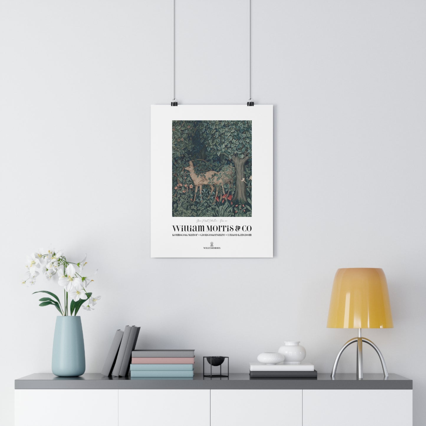 Giclée Art Print inspired by William Morris - Greenery Collection (Dear)